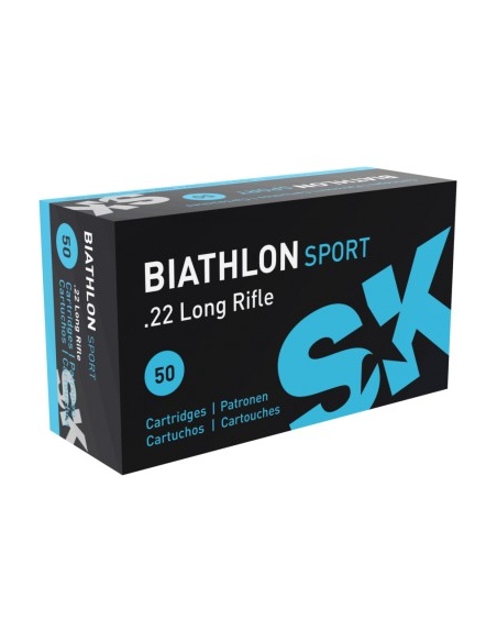 SK MUNIZIONI CAL.22 LR BIATHLON SPORT 40 GR (CONFEZIONE DA 50 PZ.)