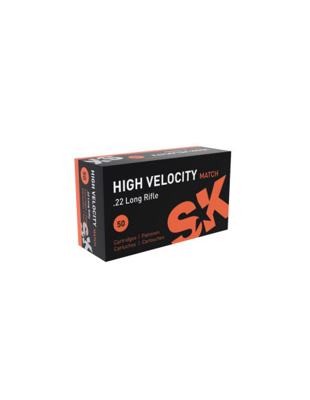 SK MUNIZIONI CAL. 22 LR H. VELOCITY MATCH 40 GRS (CONFEZIONE BASE DA 50 PZ) 420137