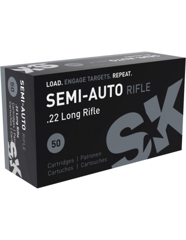 SK MUNIZIONI CAL.22 LR SEMI- AUTO 40 GR...