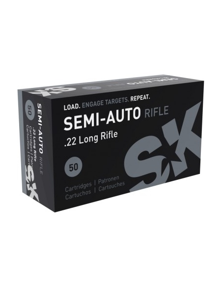 SK MUNIZIONI CAL.22 LR SEMI- AUTO 40 GR (CONFEZIONE DA 50 PZ.)