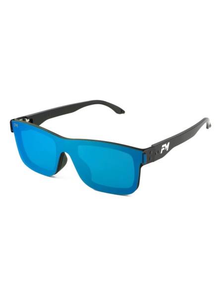 FAST METAL OCCHIALI MODELLO ALPINE LENTE BLU ARTICA A SPECCHIO POLARIZZATA (011-BK-AB-02)