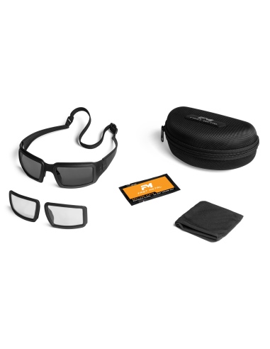 FAST METAL KIT DUE LENTI CLEAR/GRAY PER MODELLO...