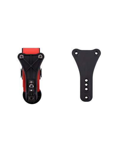 Ghost cintura clip D apribile con piastra alluminio 3gun per fondine civilian   hybrid   thunder
