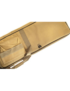 JS000175 - JS TACTICAL CUSTODIA PER FUCILE IN NYLON IMBOTTITA DESERT TAN 130cm CON TASCHE x CARABINA 2