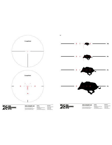 ZCO ZERO COMPROMISE OPTIC CANNOCCHIALE 1,7-12X50 TUBO 36MM RETICOLO MHR FFP (600-0201)