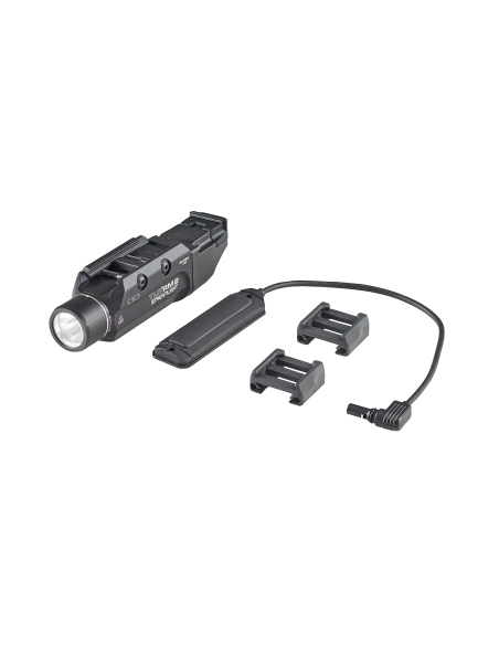 STREAMLIGHT TORCIA PER ARMA LUNGA MOD. TLR-RM2 CON ATTACCO PICATINNY COLORE NERO - INCLUSO SWITCH REMOTO E DUE BATTERIE CR123A (