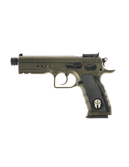 TANFOGLIO PISTOLA MOD. TACTICAL PRO ORE CERAKOTE GREEN CAL. 9X19 COD. ID. 22_00051S19