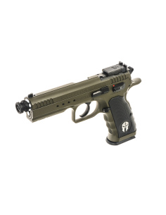 PISTOLA TANFOGLIO TACTICAL PRO CERAKOTE GREEN CAL. 9X19