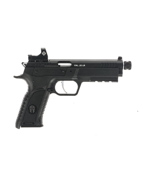 TANFOGLIO PISTOLA MOD. FORCE 22 L TACTICAL OR CON ADATTATORE E RED DOT INTEGRATO CAL. 22 LR