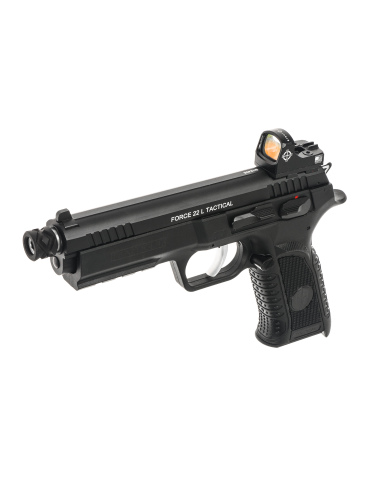 TANFOGLIO PISTOLA MOD. FORCE 22 L TACTICAL OR CON ADATTATORE E RED DOT INTEGRATO CAL. 22 LR