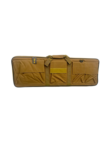 JS TACTICAL CUSTODIA ROYAL IN NYLON IMBOTTITA DESERT 85cm CON TASCHE x CARABINA (B100TAN)