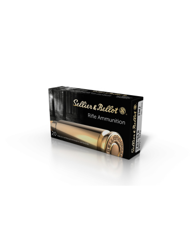 Munizioni per fucile marchio Sellier&Bellot calibro 7,62x54 Full Metal Jacket - Confezione da 20 pezzi