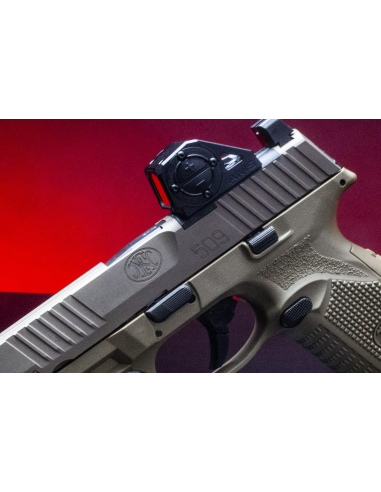 Mirino a punto rosso (Red Dot) modello AMS Mini Sight Multi-Reticule - Marchio Shield Sights -