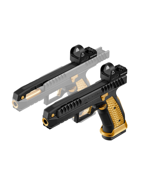 LAUGO ARMS PISTOLA ALIEN FULL KIT  SERIE LIMITATA “BLACK GOLD” CAL. 9x19 COD.ID. 22_00290s2