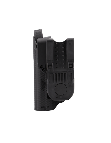 GHOST 5 PER BERETTA 92/99/98A1/96, FONDINA POLICE BIANCA DESTRA CON MODULO ROTATIVO (GI05-SET2-15W)