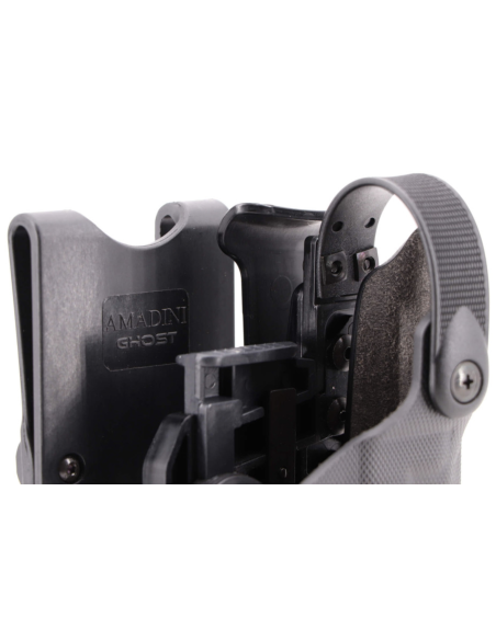 GHOST 5 PER BERETTA  APX A1 FONDINA POLICE NERA DESTRA CON MODULO ROTATIVO