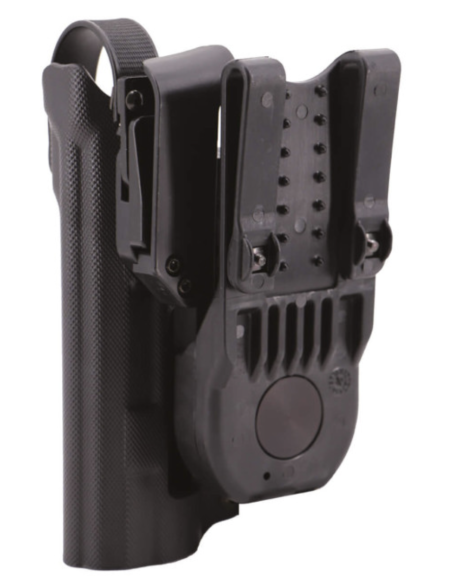 GHOST 5 PER CZ P 10 C/F  FONDINA POLICE NERA DESTRA CON MODULO ROTATIVO (GI05-2B94)
