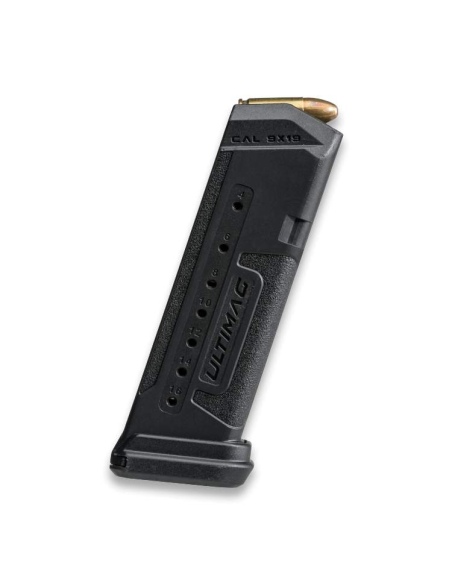 FAB DEF CARICATORE ULTIMAG IN POLIMERO 16 COLPI x GLOCK 19 FDE DESERT (UMAGG19T)