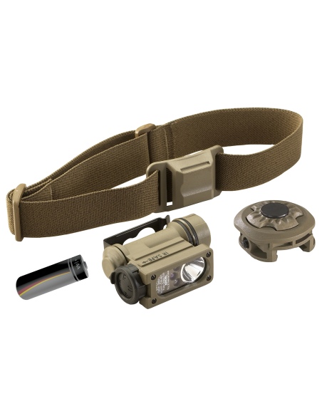 STREAMLIGHT TORCIA LED MODELLO SIDEWINDER COMPACT II MILITARY MODEL BIANCO/ROSSO/BLU/IR INCLUDE I-MOUNT E FASCIA A STRAPPO (1451