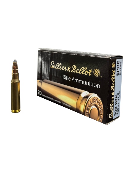 SELLIER & BELLOT MUNIZIONI CAL. 308 WIN. SPCE 180 GRS (CONF. 20 PZ) V332232