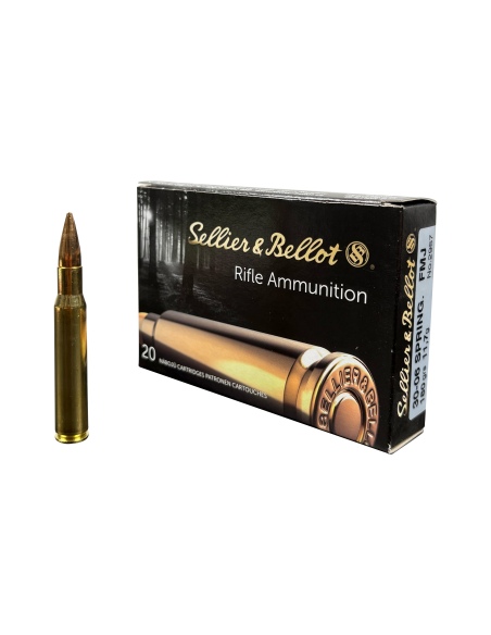 SELLIER & BELLOT MUNIZIONI CAL. 30-06 SPR. FMJ 180 GRS (CONF.20 PZ) V331792