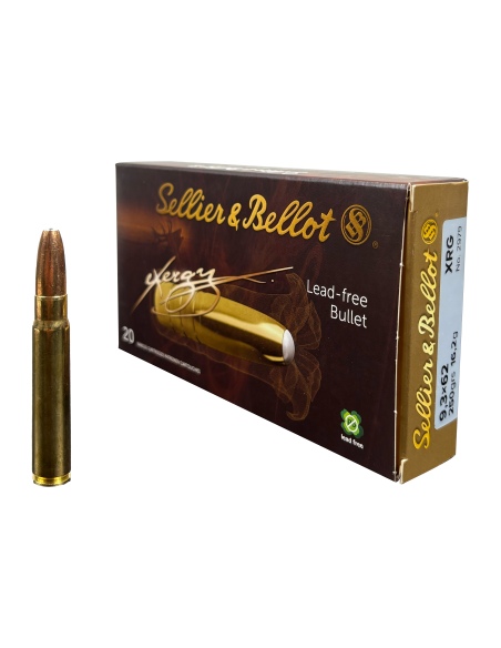 SELLIER & BELLOT MUNIZIONI CAL. 9,3x62 XRG  250 GRS  (CONF. 20 PZ.) V342582