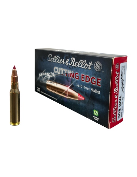 SELLIER & BELLOT MUNIZIONI CAL. 308 WIN. CUTTING EDGE TXRGCE  165 GRS  (CONF. 20 PZ.) V343032
