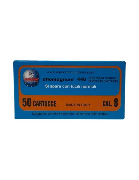 CARTUCCE FLOBERT CAL. 8 MM PB11  MG - OTTONE (CONFEZIONE BASE DA 50 PZ)