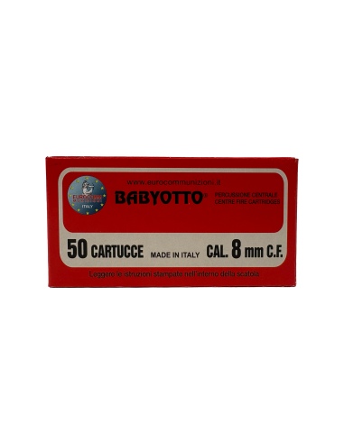 CARTUCCE FLOBERT CAL. 8 MM CENTRALE - PB8...