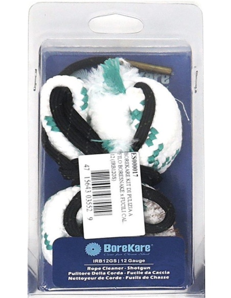 BOREKARE KIT DI PULIZIA A FILO BORESNAKE x FUCILI CAL. 12 (IRB12GS)