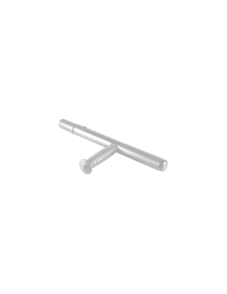 GHOST TONFA/SFOLLAGENTE/BATON IN POLIMERO ESTENSIBILE 400GR COLORE BIANCO CON PUNTALE ARANCIONE