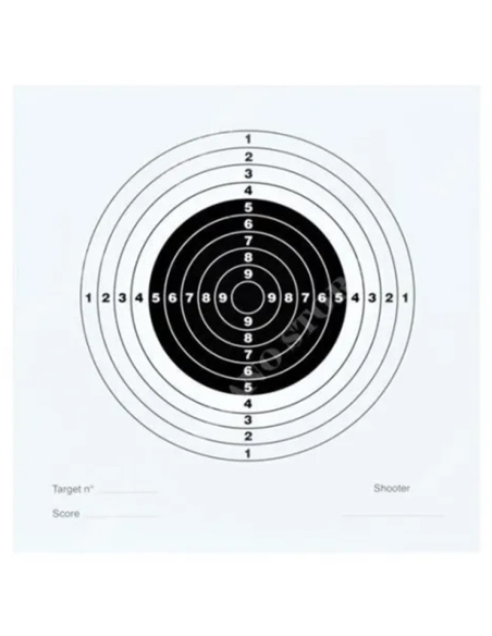 JS TACTICAL BERSAGLIO MIS.14 X 14  (CONFEZIONE DA 100 PZ)