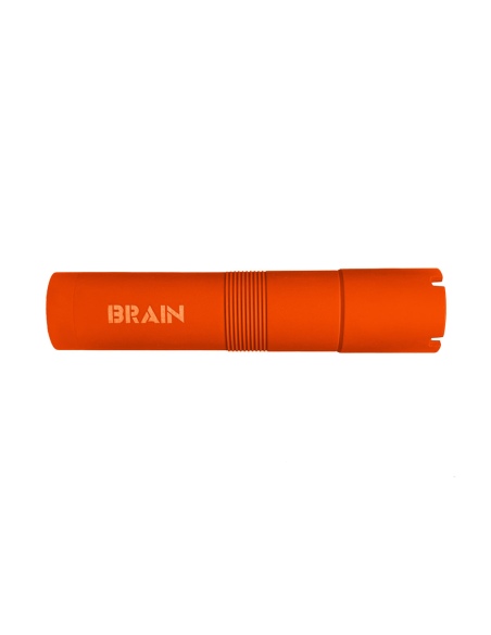 BRAIN CHOCKES STROZZATORE ARANCIO/ORANGE COMPETITION IN ACCIAIO PER BERETTA OPTIMA HP "C3" 4/10mm